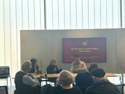 Panel discussion with guest speakers. - Photo courtesy M.Hatcher