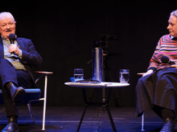 Dr Jill Sheppard (SPIR) and Mr Antony Green AO - (Photo David Fanner - ANU)