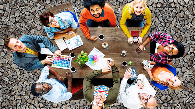 Group of Diverse people Meeting Start up Concept