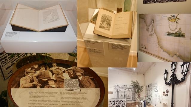 Collage of images of the Exhibition at Unley Museum