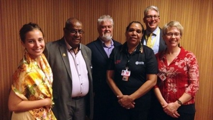 Visiting Fellow Dr Sarah Holcombe was invited by the Department of Foreign Affairs and Trade (DFAT, Human Rights and Indigenous Issues Branch) to participate in the annual UN Human Rights Council Forum